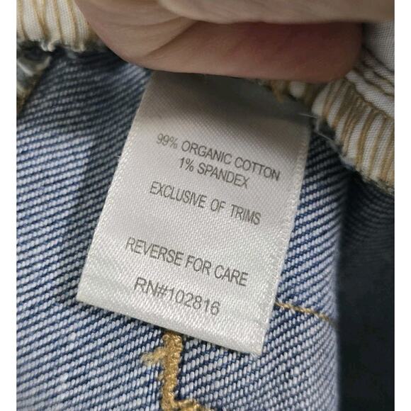 Garnet Hill Jeans Womens 28 X 32 High Rise Skinny Light Wash Organic Cotton - Picture 10 of 13